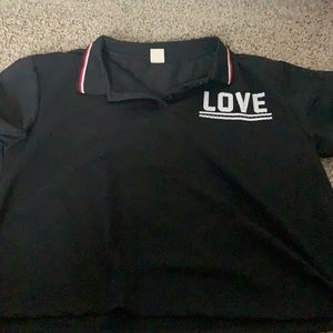 Black Collared Shirt